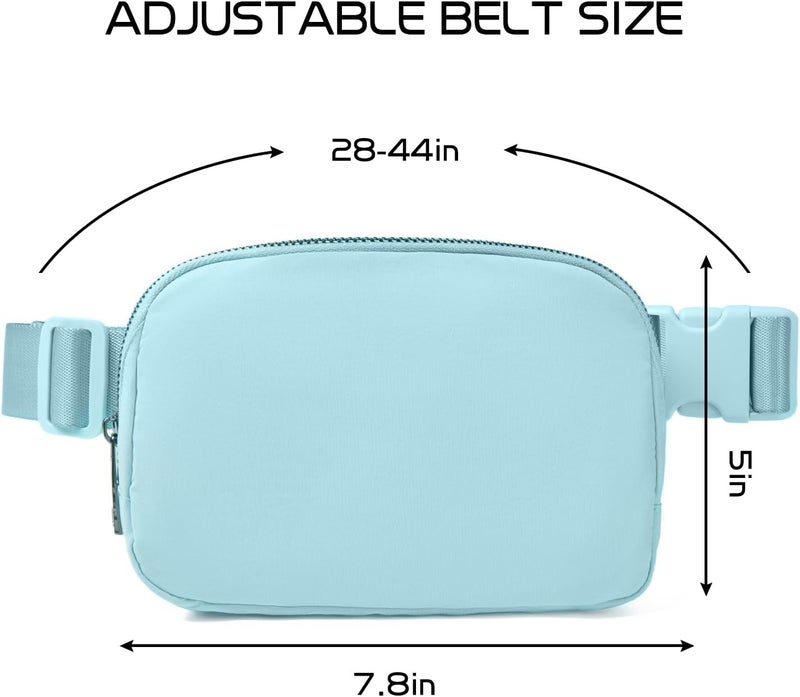 Gitus Belt Bag Fanny Pack Crossbody Bags for Women Fashion Waist Packs with Adjustable Strap Gifts for Women Men Teen Girls (Icing Blue) - Image 3